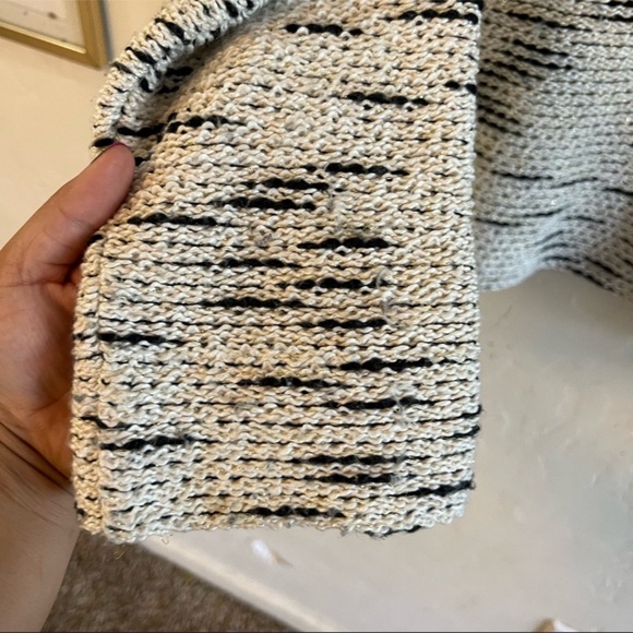 Loft Cream Slouchy Turtleneck Chunky Knit Sweater Extra Large - Picture 5 of 9